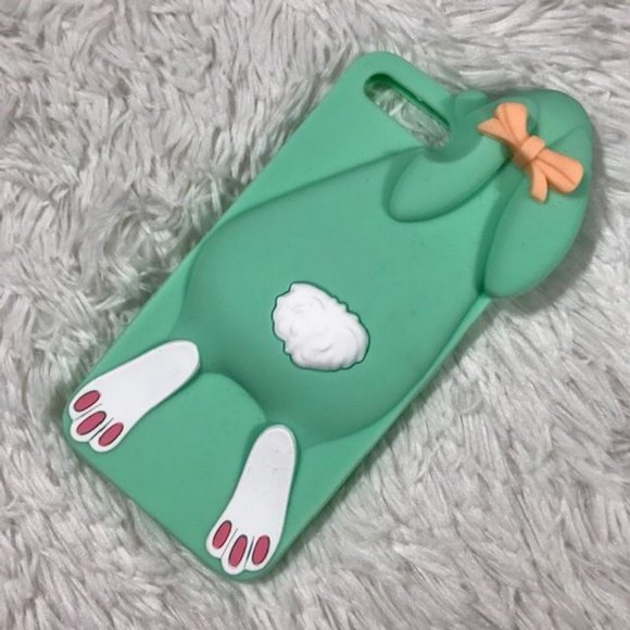 IPhone 7 Plus/ 8 Plus 3D Peekaboo Bunny Silicone Case - Picture 3 of 5